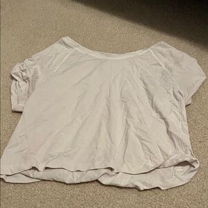 all in motion Lightweight Scoop Neck Tee in Pale Pink